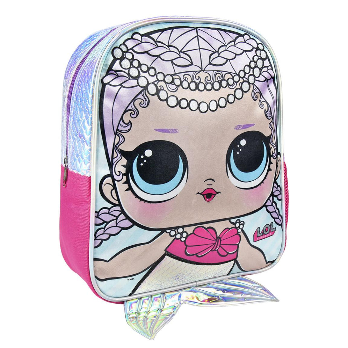 MOCHILA INFANTIL 3D LOL SURPRISE SIRENA