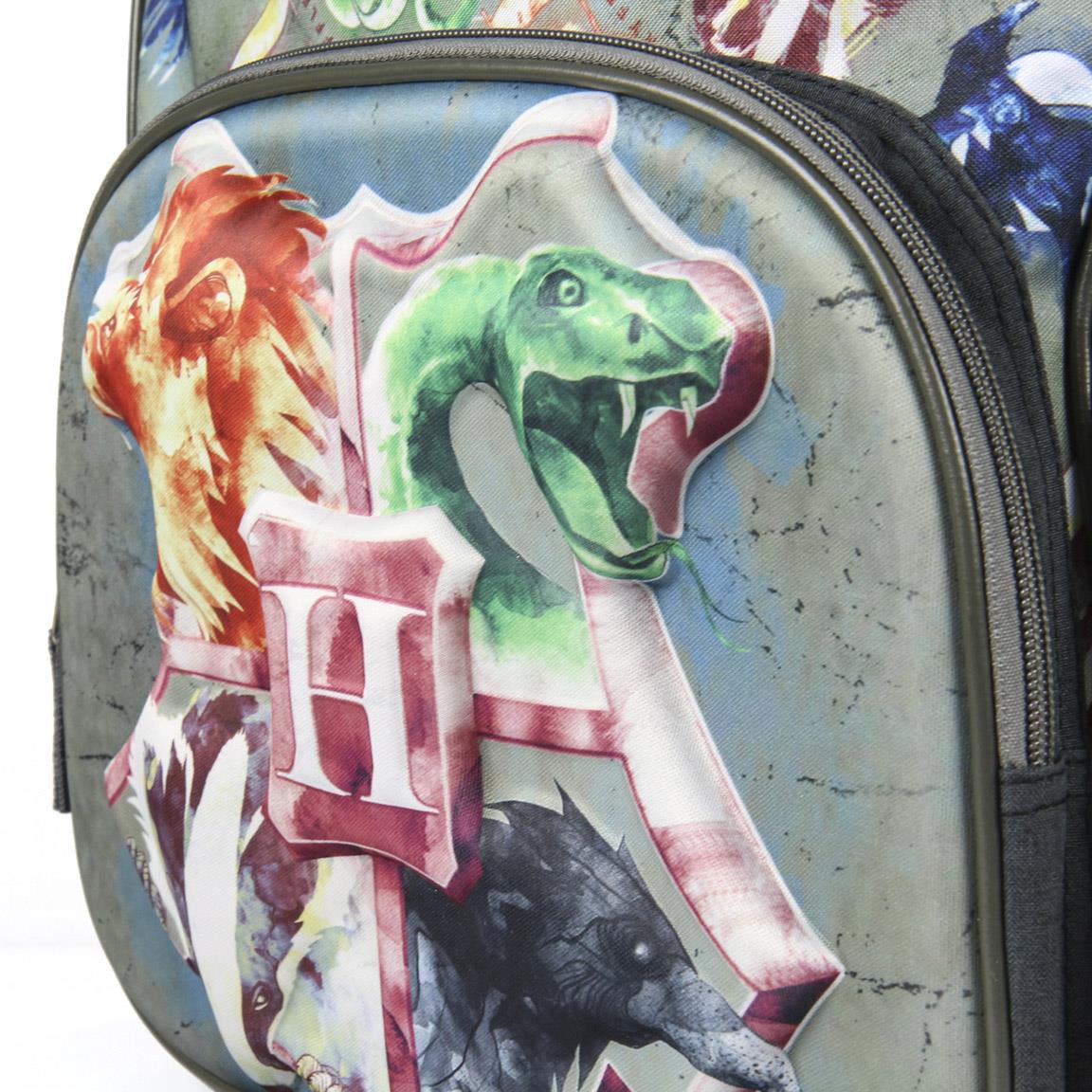 MOCHILA ESCOLAR 3D HARRY POTTER ADAPT. 41X30X12CM