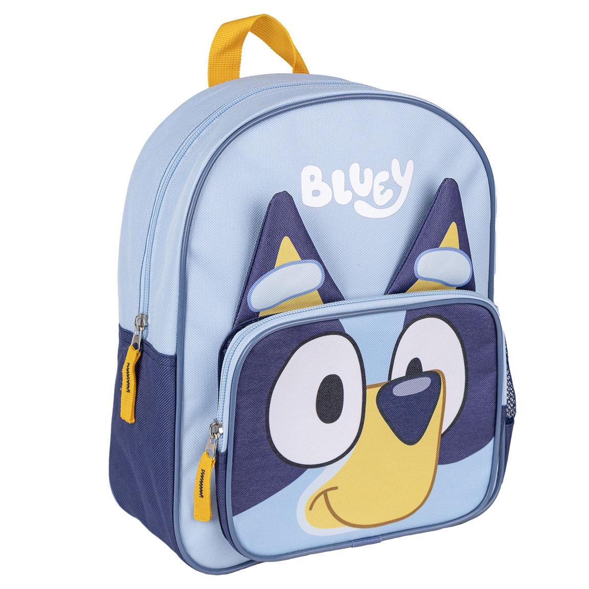 MOCHILA INFANTIL ESCOLAR APLICACIONES BLUEY - Imagen 1