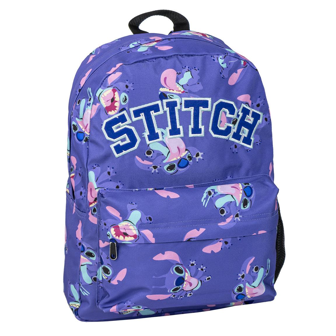 MOCHILA ESCOLAR GRANDE 42 CM STITCH - Imagen 1