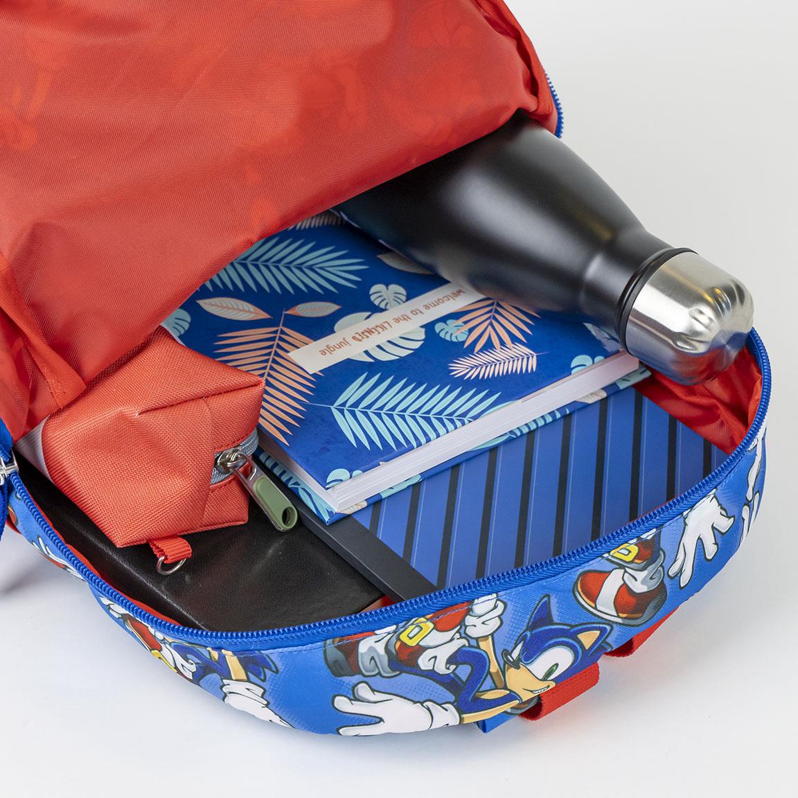 MOCHILA INFANTIL TIEMPO LIBRE ESTAMPADO SONIC - Imagen 3