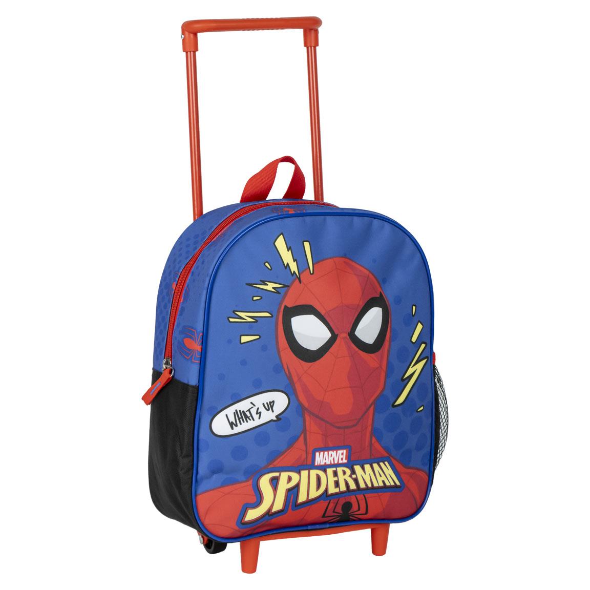 MOCHILA INFANTIL TROLLEY ESCOLAR SPIDERMAN - Imagen 1