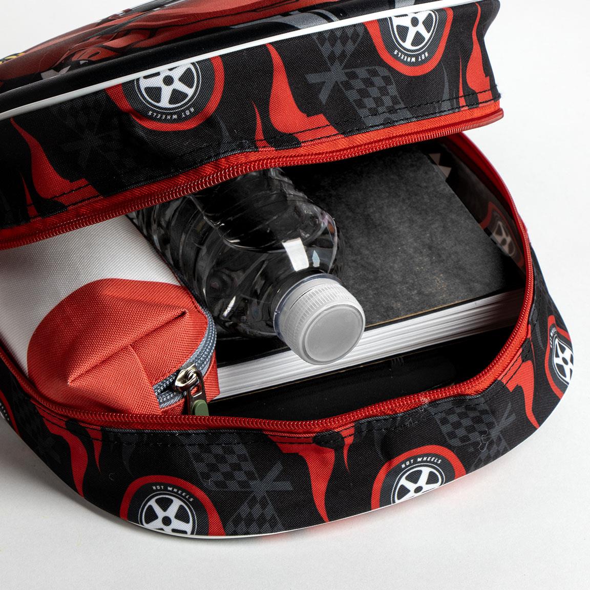 MOCHILA INFANTIL 3D HOT WHEELS - Imagen 3