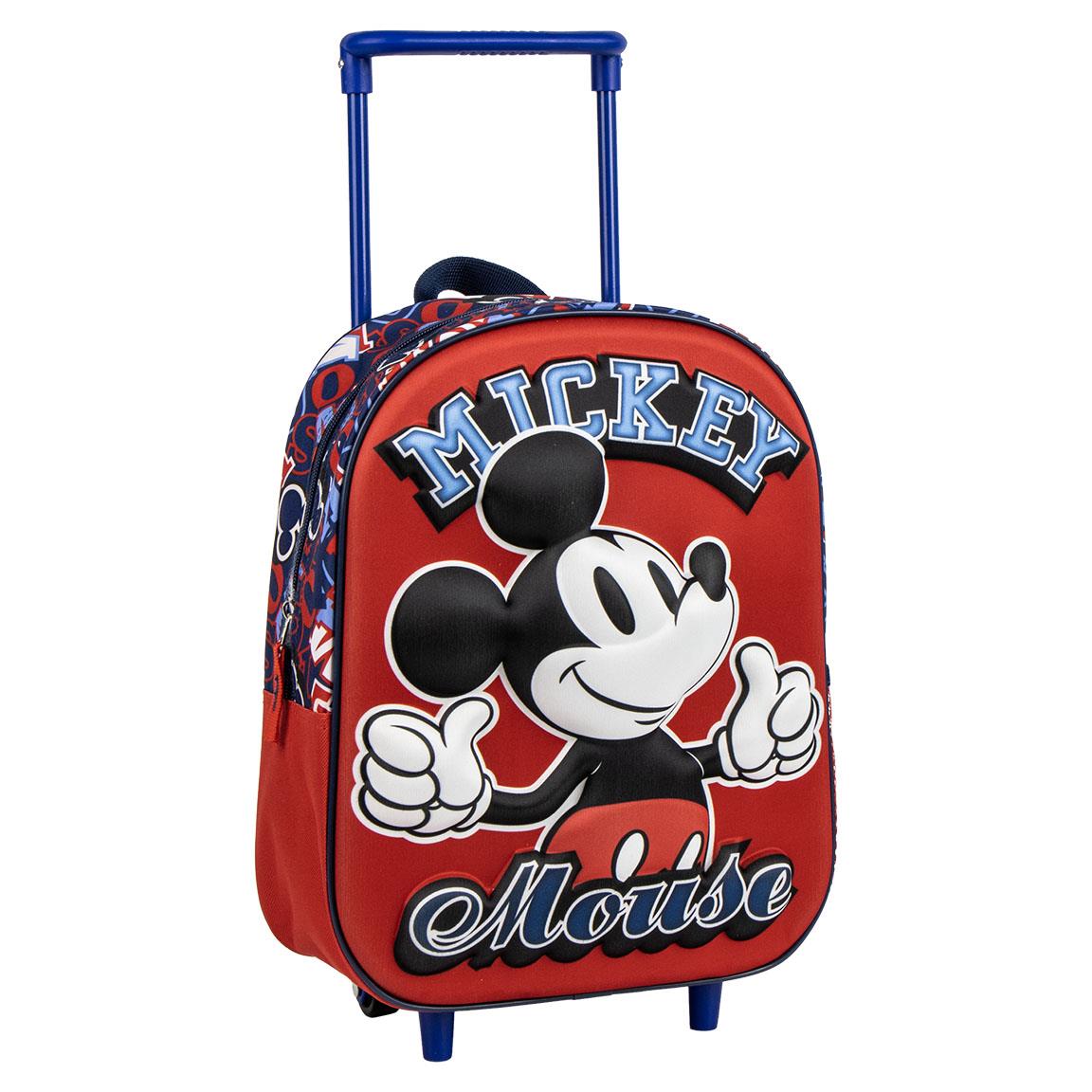 MOCHILA INFANTIL TROLLEY 3D MICKEY - Imagen 1