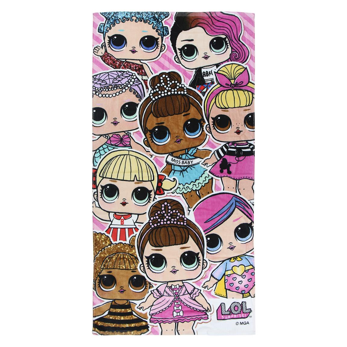 TOALLA 100% ALGODÓN LOL SURPRISE