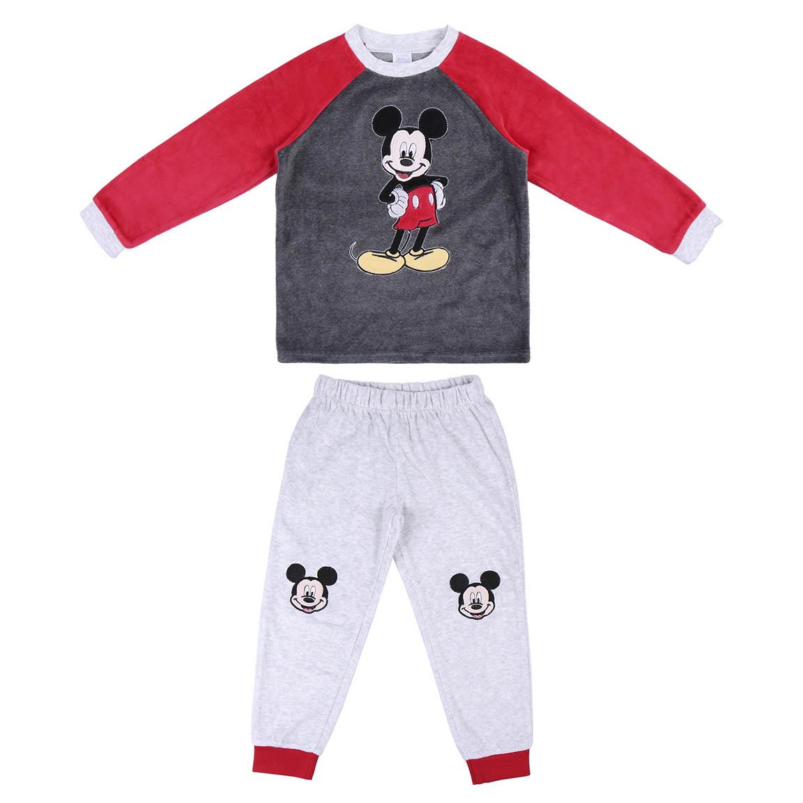 PIJAMA LARGO VELOUR COTTON MICKEY - Imagen 1