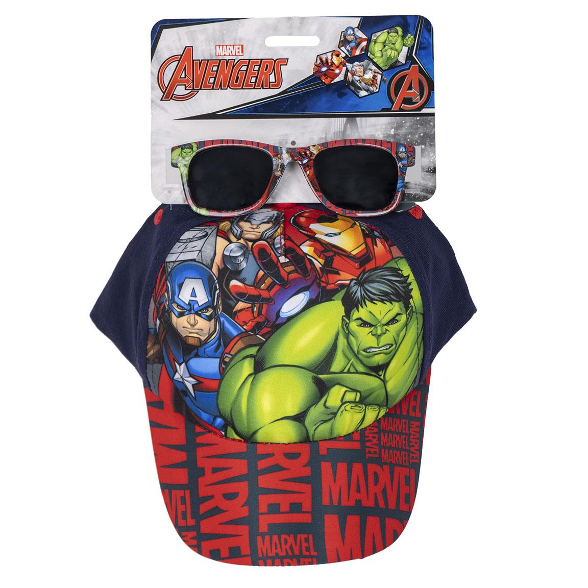 GORRA SET GAFAS DE SOL AVENGERS - Imagen 1
