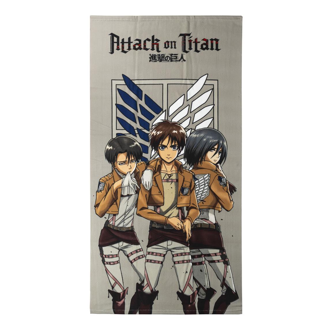 TOALLA MICROFIBRA ATTACK ON TITAN - Imagen 1