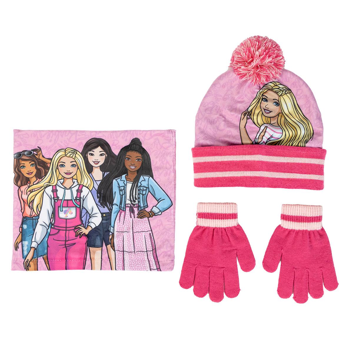 CONJUNTO 3 PIEZAS SNOOD BARBIE - Imagen 1