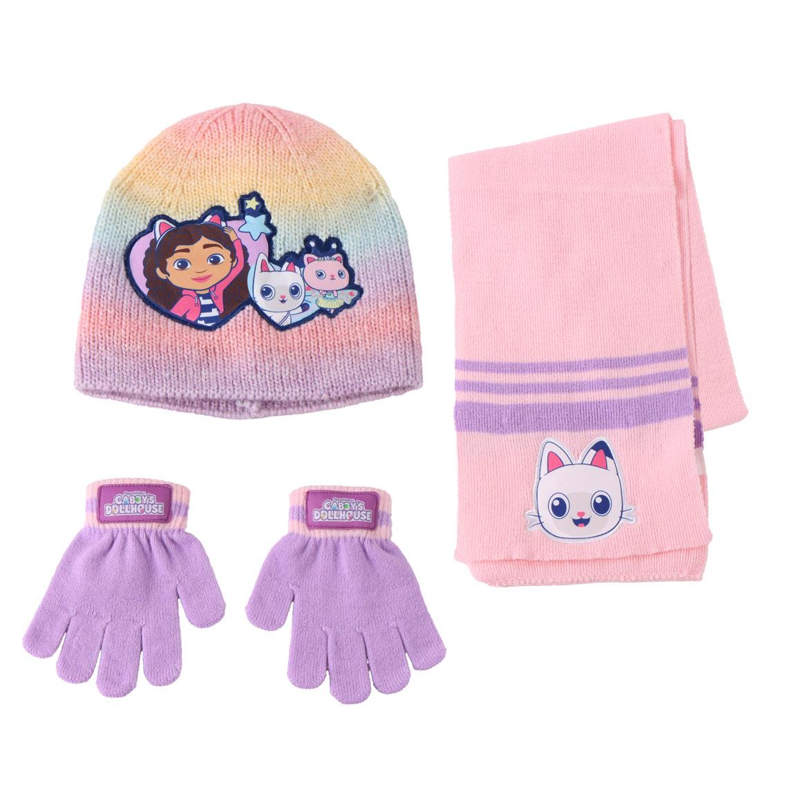 CONJUNTO 3 PIEZAS BUFANDA GABBY´S DOLLHOUSE - Imagen 1