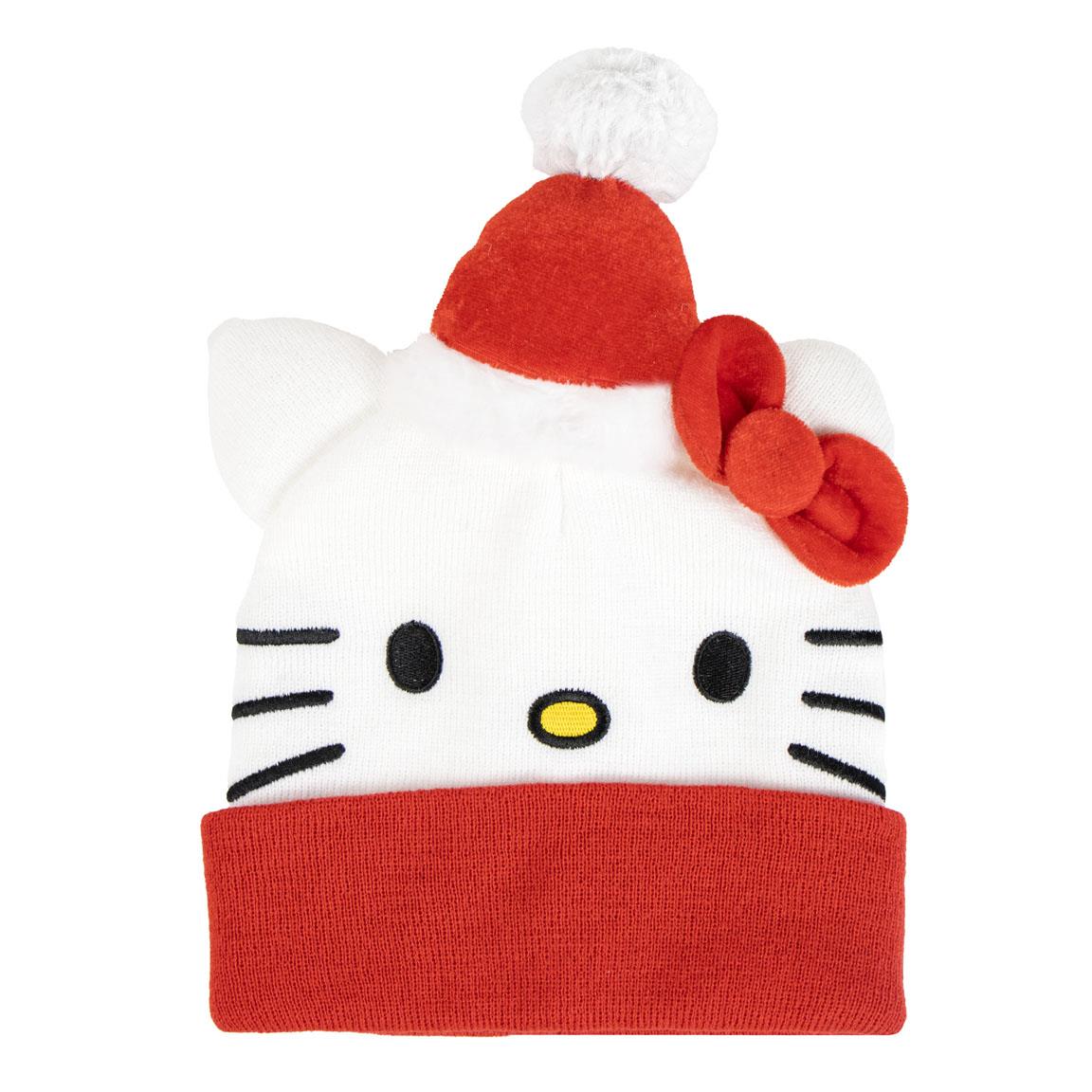 GORRO PUNTO CHRISTMAS HELLO KITTY - Imagen 1