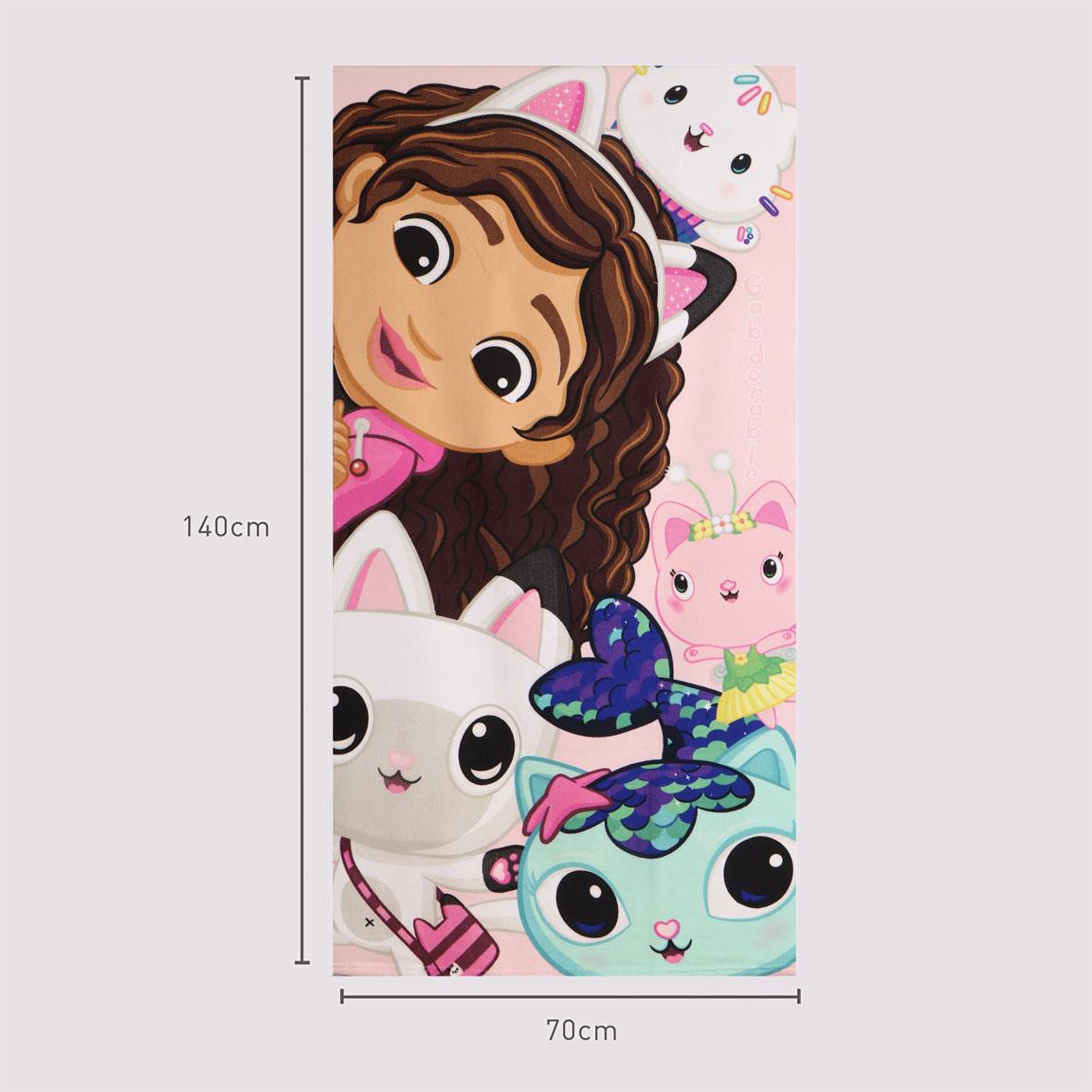 TOALLA MICROFIBRA GABBY´S DOLLHOUSE