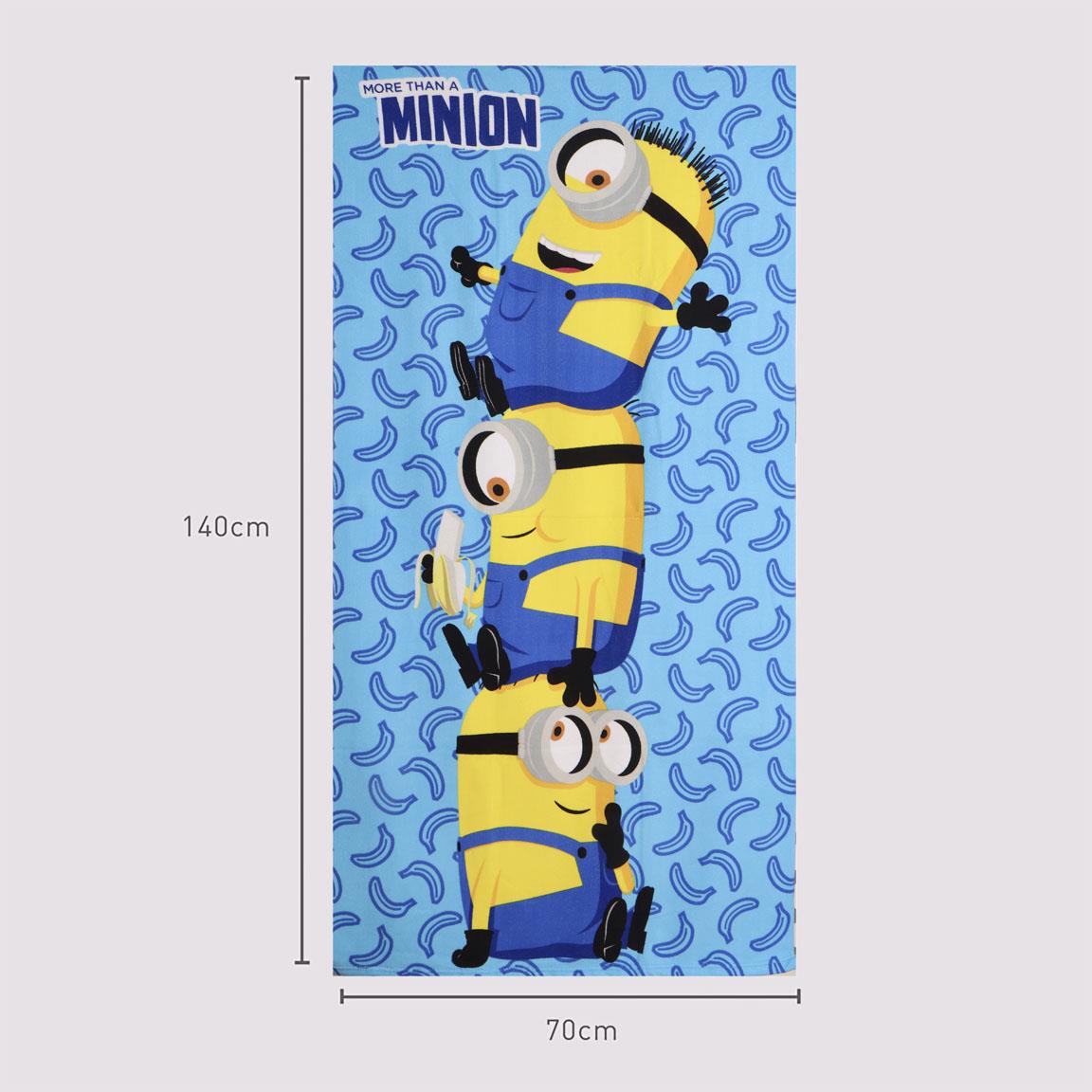 TOALLA MICROFIBRA MINIONS