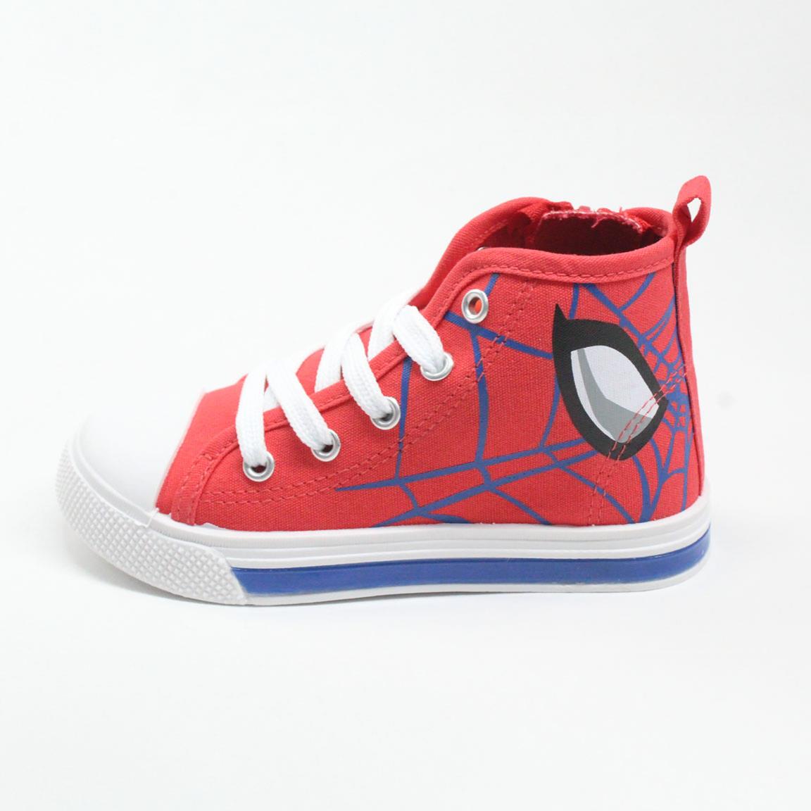 ZAPATILLA LONETA SUELA PVC CON LUCES ALTA SPIDERMAN - Imagen 3