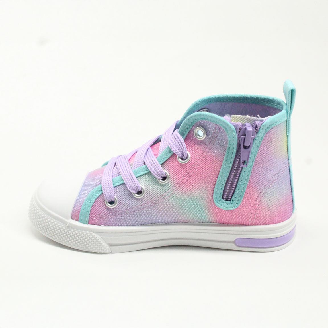 ZAPATILLA LONETA SUELA PVC CON LUCES ALTA STITCH - Imagen 2