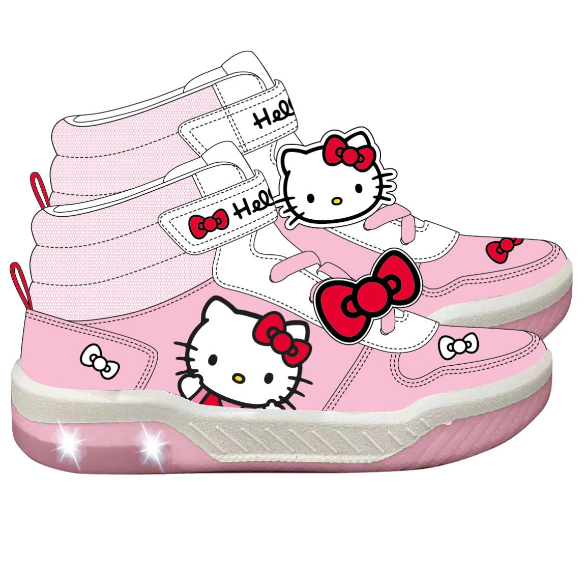 DEPORTIVA SUELA PVC CON LUCES HELLO KITTY - Imagen 1