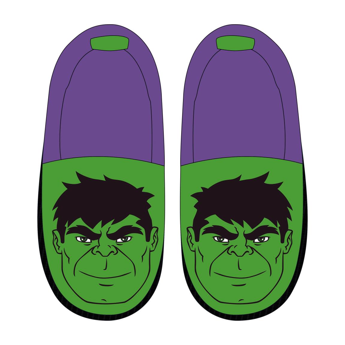 ZAPATILLAS DE CASA FRANCESITA APLICACIONES AVENGERS HULK - Imagen 2