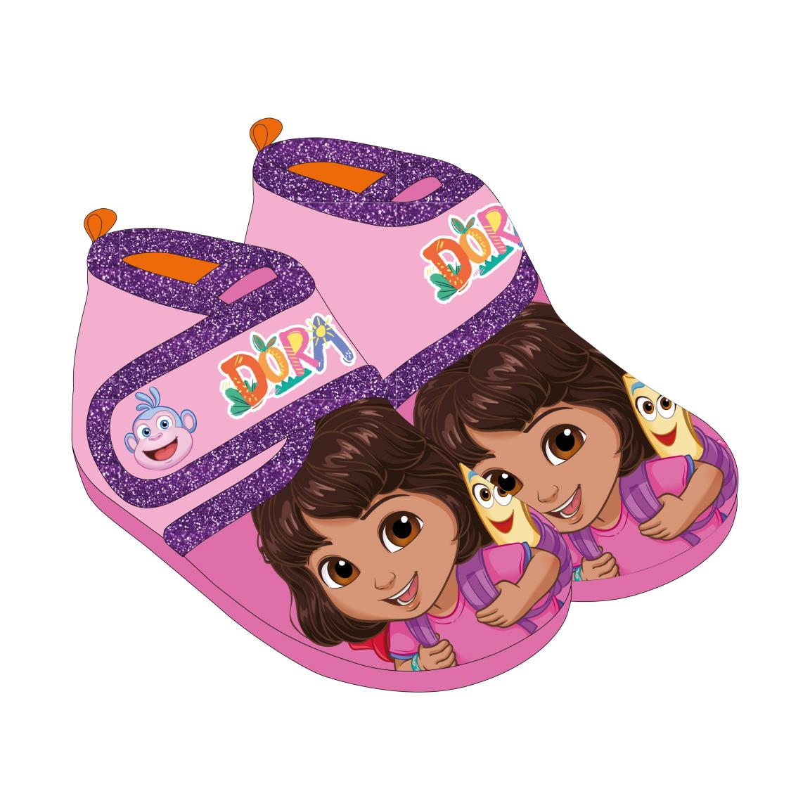 ZAPATILLAS DE CASA MEDIA BOTA DORA LA EXPLORADORA