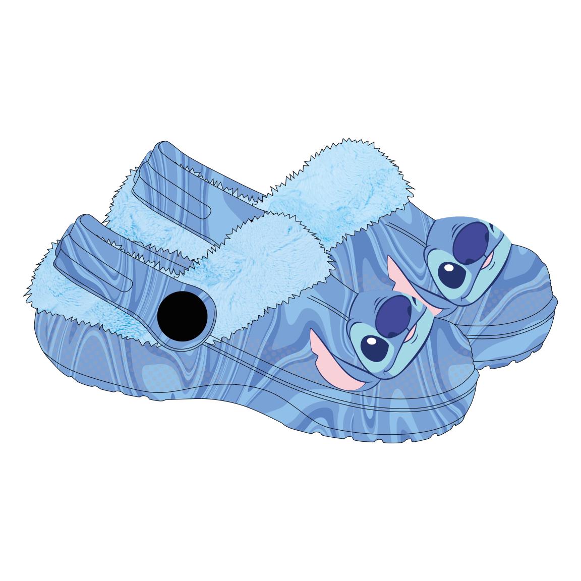 ZAPATILLAS DE CASA ZUECO BORREGUILLO STITCH