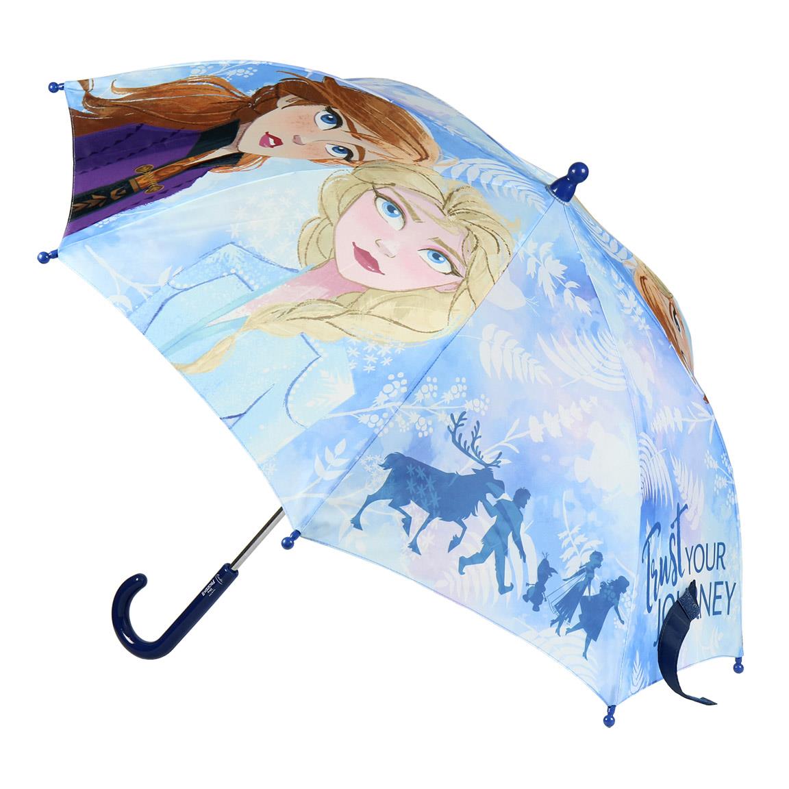 DISPLAY OF 20 ASSORTED UMBRELLAS, 4 FROZEN 2 MODELS