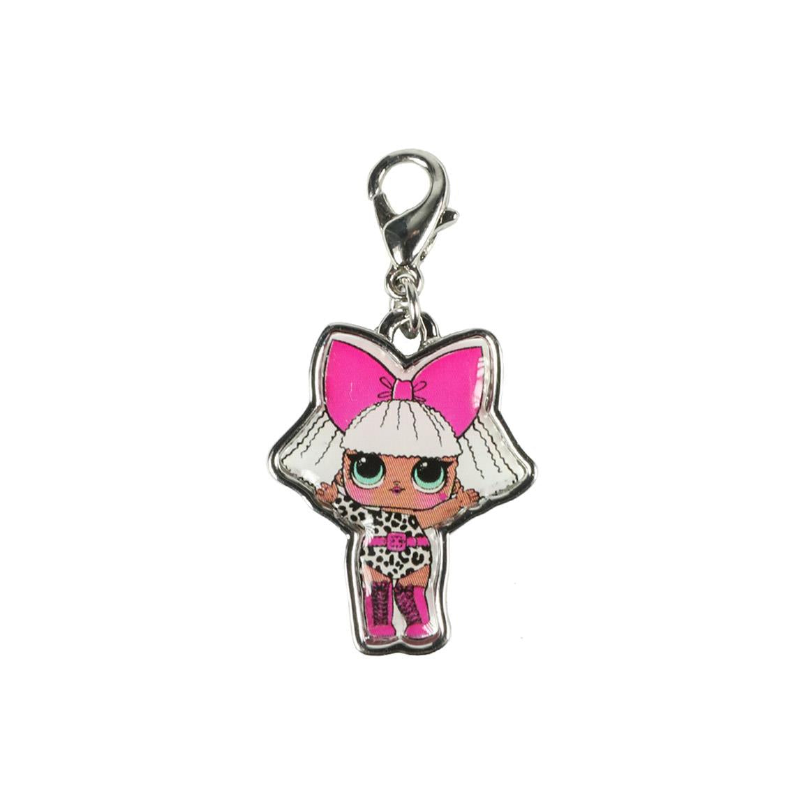 COLLAR METLICO CON CHARMS PARA COLGAR LOL SURPRISE