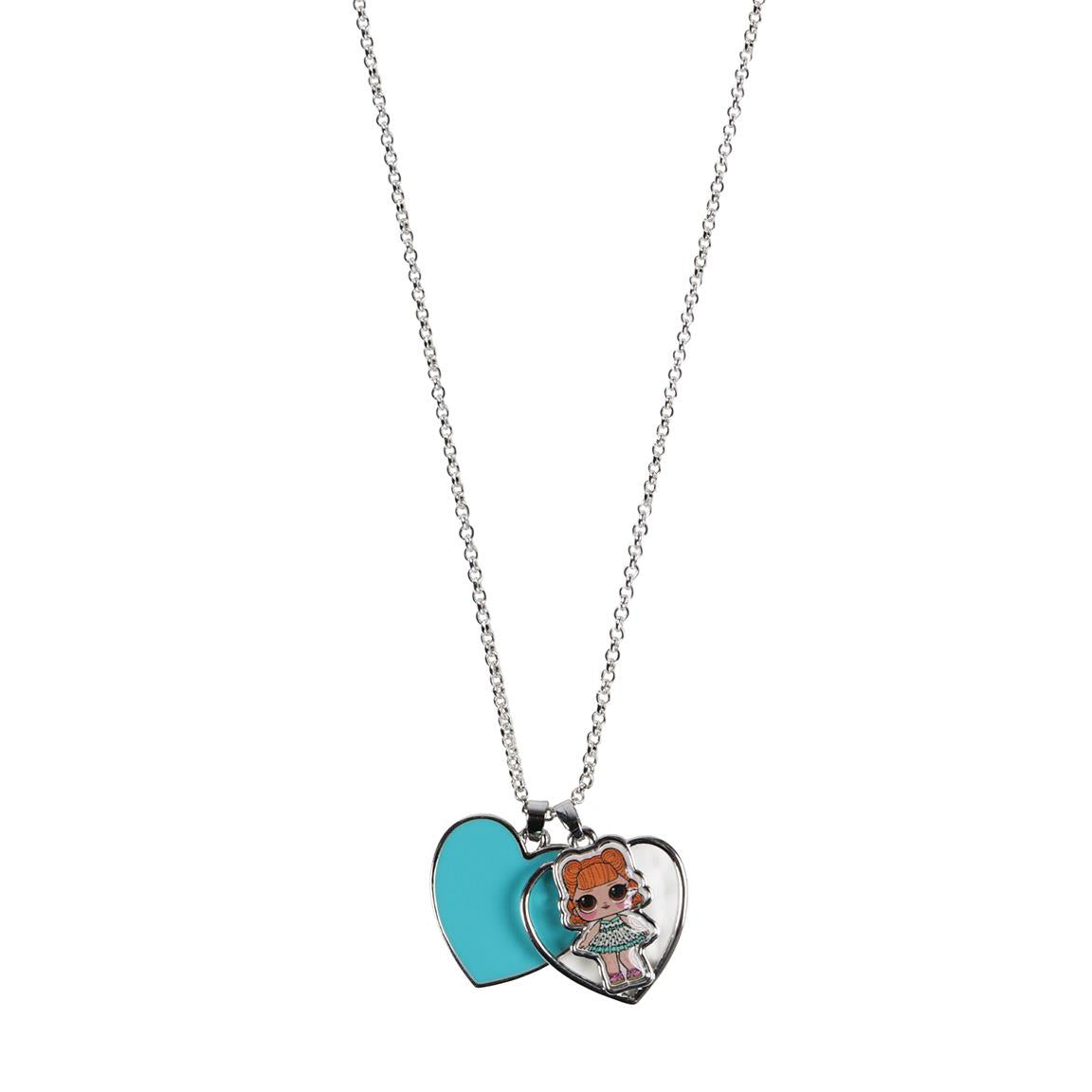 COLLAR METALICO CORAZON PREMIUM LOL SURPRISE