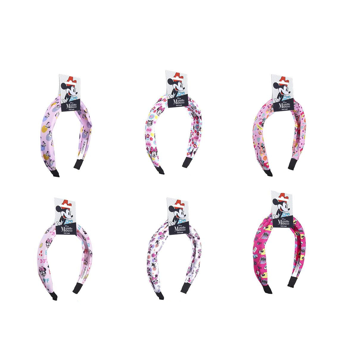 ACCESORIO PELO DIADEMA MINNIE PACK X 6