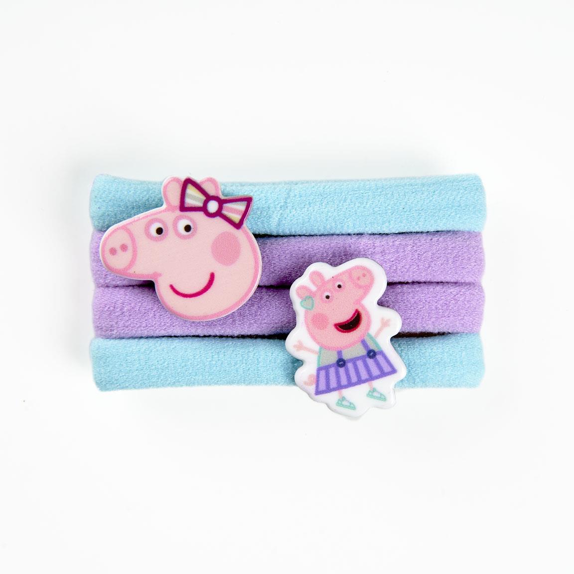 ACCESORIOS PELO COLETERO PEPPA PIG PACK X 4