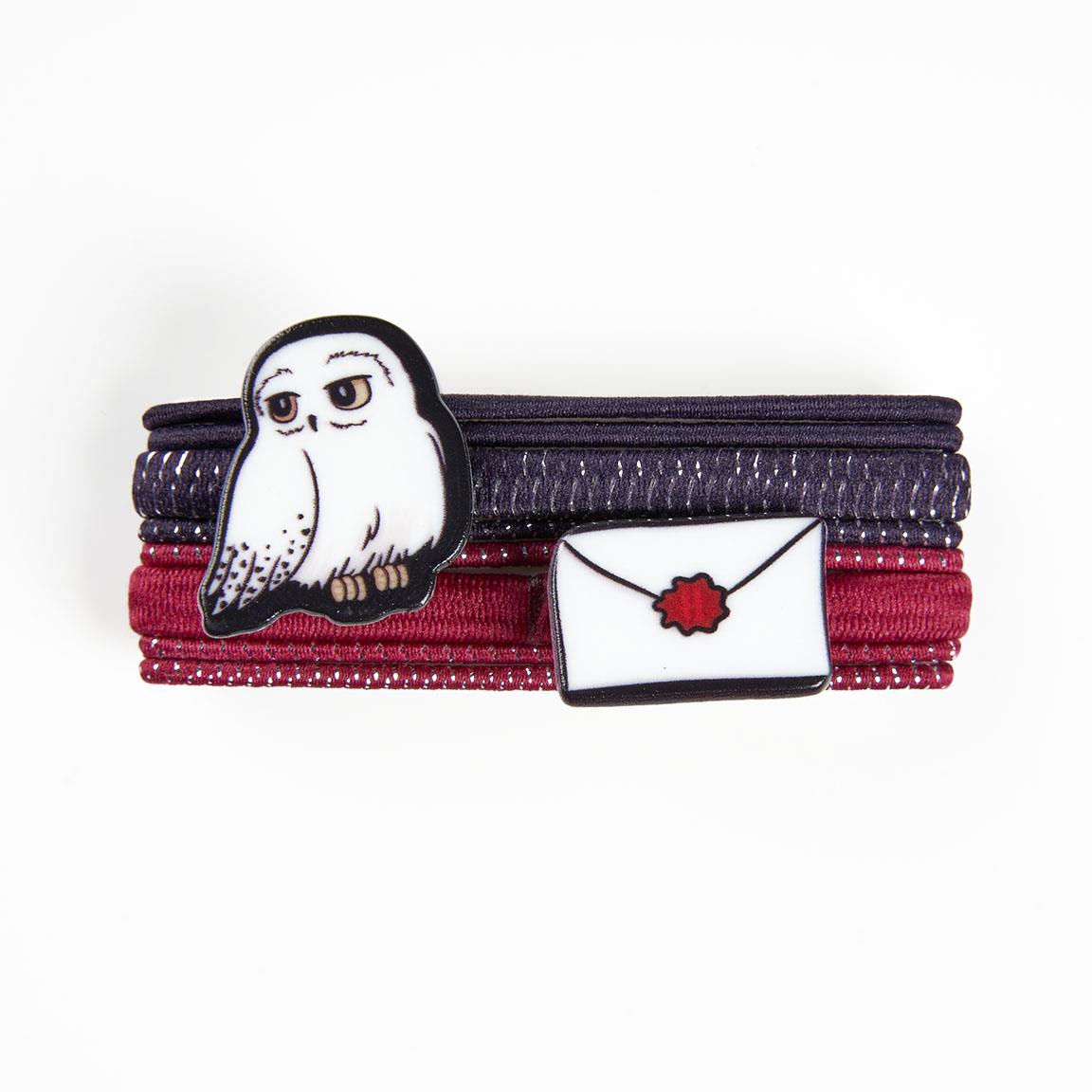 ACCESORIOS PELO ELASTICOS HARRY POTTER 4 PIEZAS