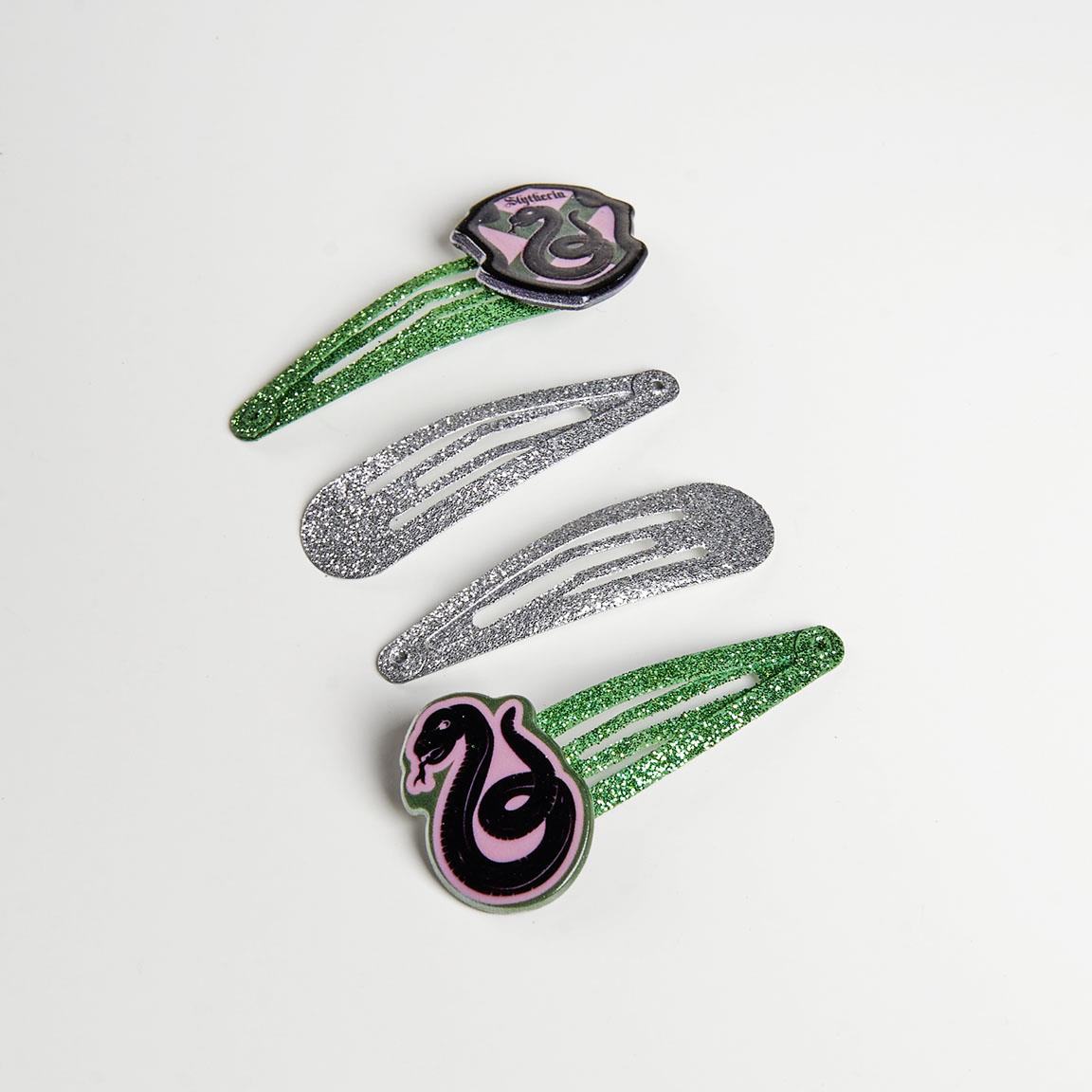 ACCESORIO PELO CLICPS HARRY POTTER 4 PIEZAS