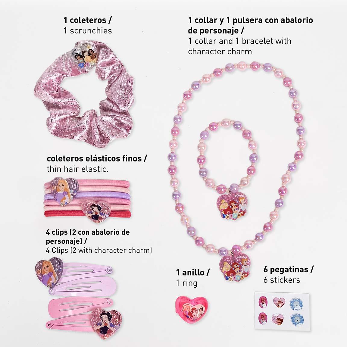 SET DE BELLEZA ACCESORIOS DISPLAY PRINCESS - Imagen 2