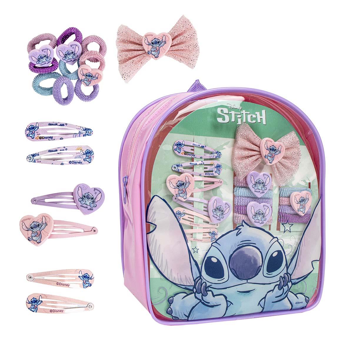 SET DE BELLEZA BOLSITO MOCHILA STITCH - Imagen 1