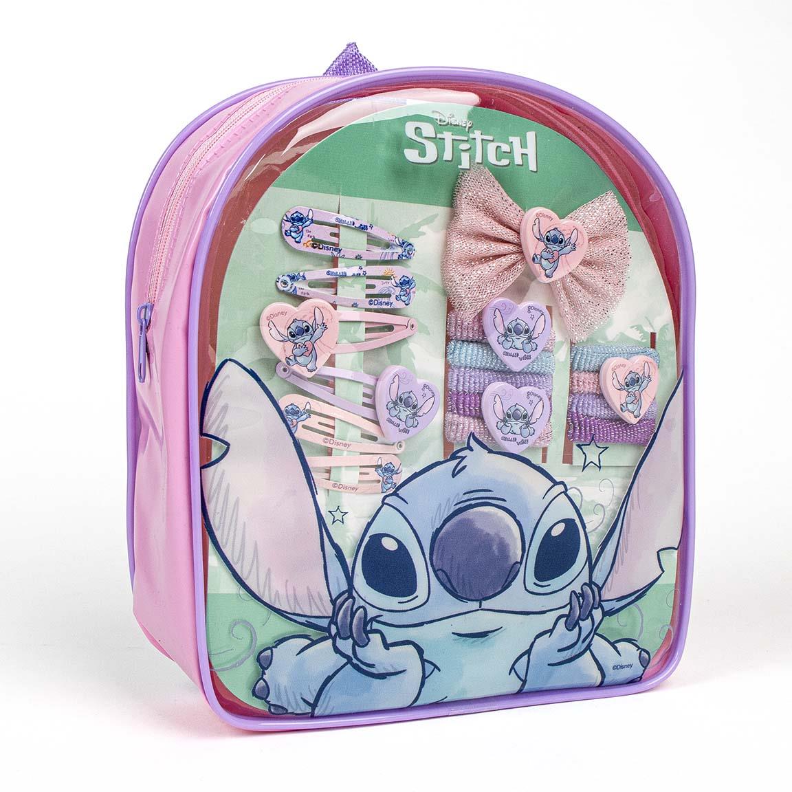 SET DE BELLEZA BOLSITO MOCHILA STITCH - Imagen 2