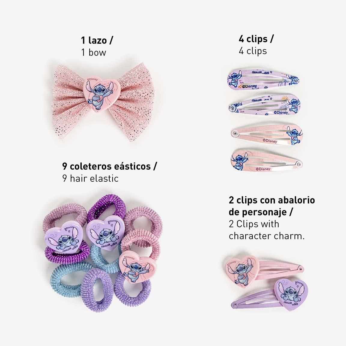 SET DE BELLEZA BOLSITO MOCHILA STITCH - Imagen 3