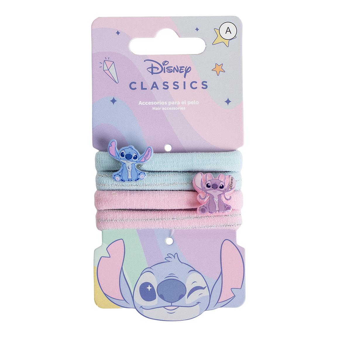 ACCESORIOS PELO COLETERO 4 PIEZAS STITCH - Imagen 1