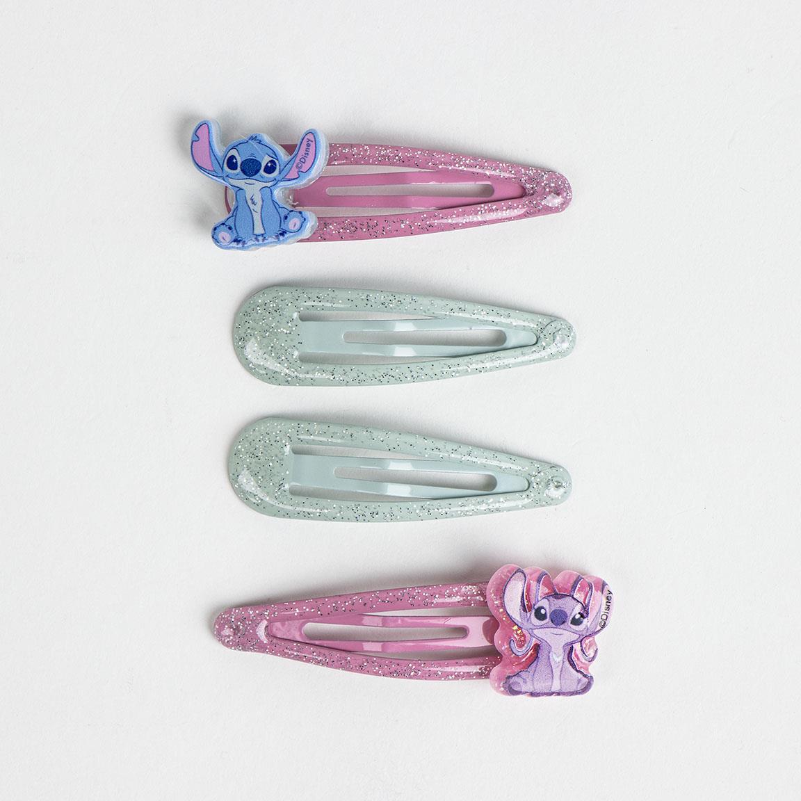 ACCESORIOS PELO CLIPS 4 PIEZAS STITCH - Imagen 2