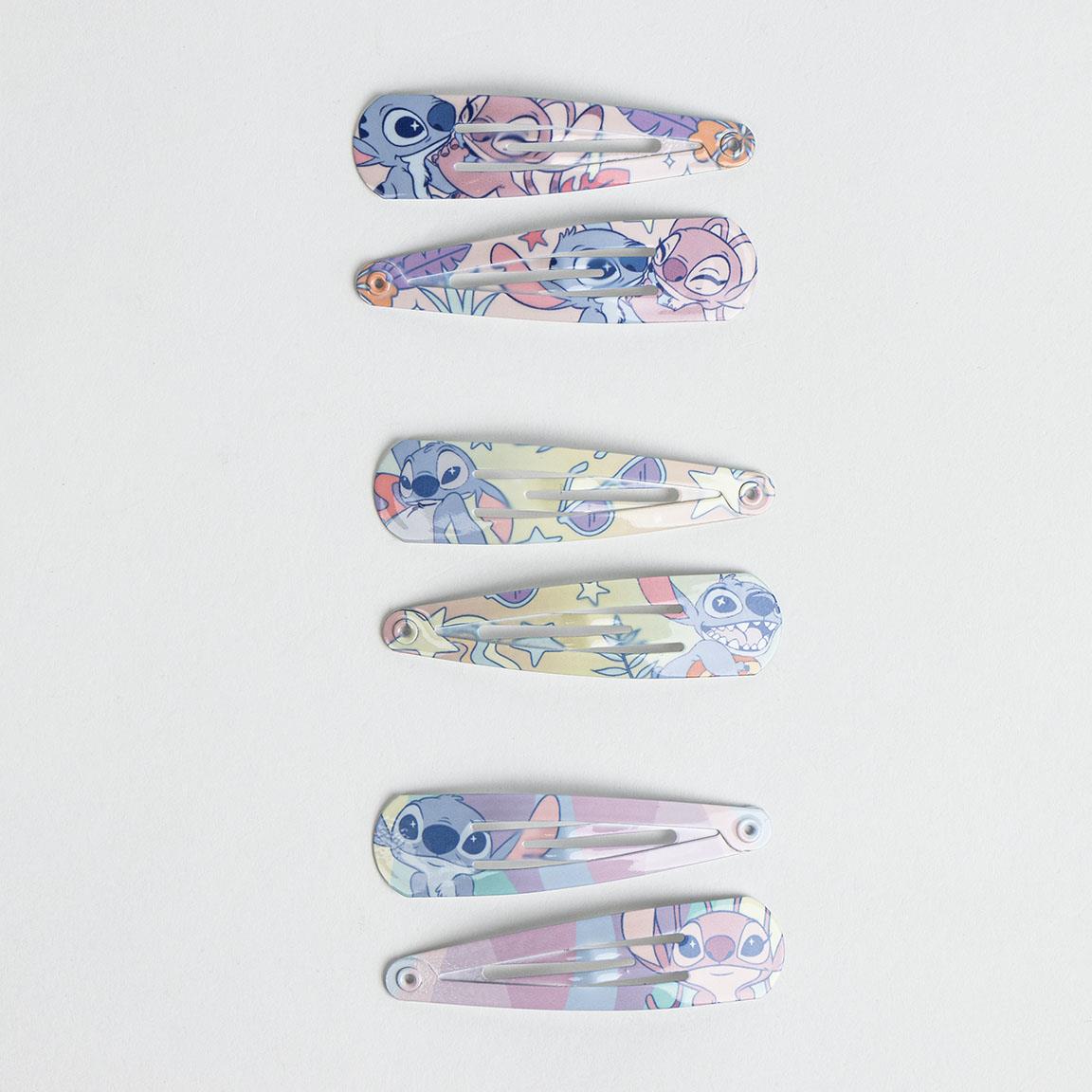 ACCESORIOS PELO CLIPS 6 PIEZAS STITCH - Imagen 2