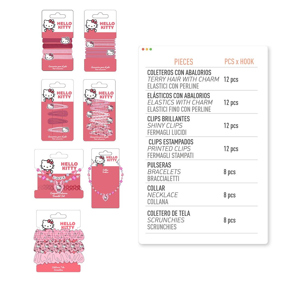 ACCESORIOS PELO DISPLAY HELLO KITTY - Imagen 2