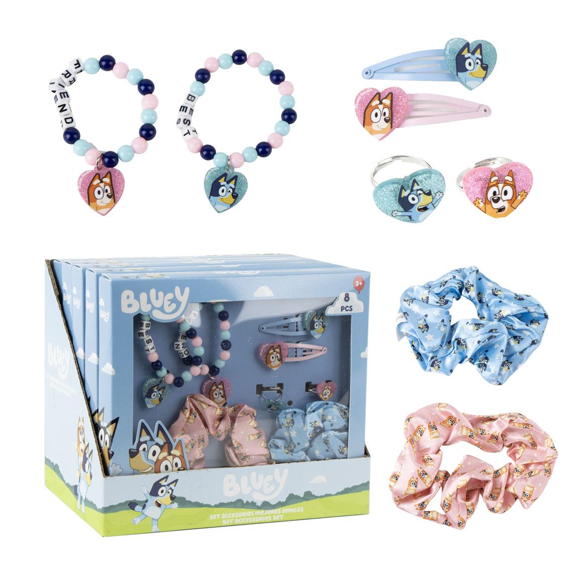 SET DE BELLEZA ACCESORIOS 8 PIEZAS BLUEY - Imagen 1