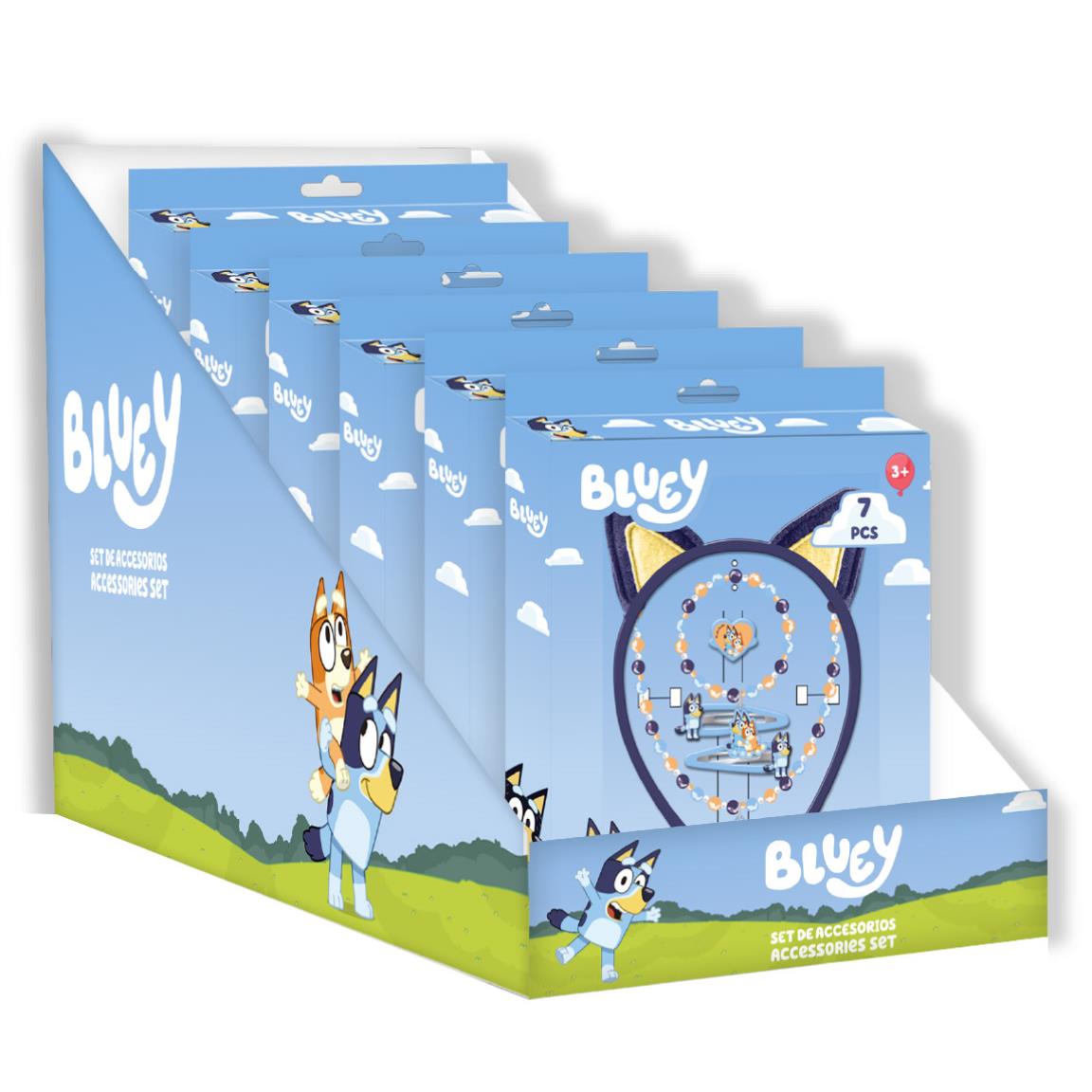 SET DE BELLEZA ACCESORIOS 7 PIEZAS BLUEY - Imagen 1