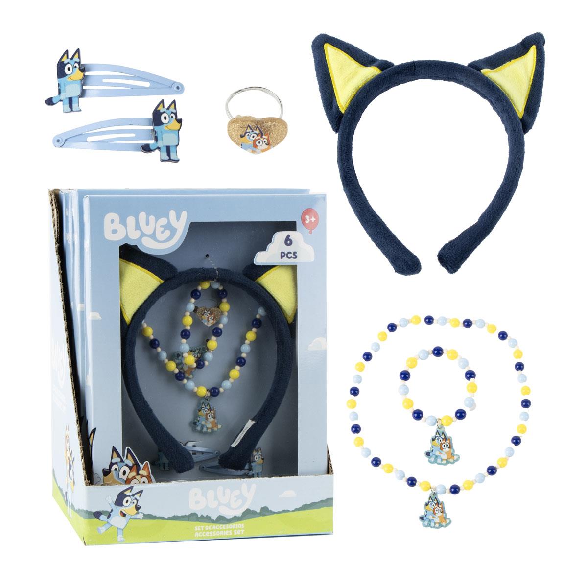 SET DE BELLEZA ACCESORIOS 7 PIEZAS BLUEY - Imagen 1