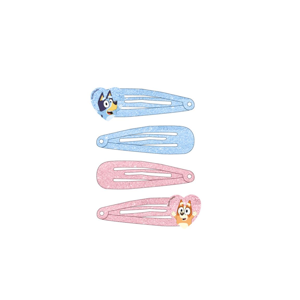 ACCESORIOS PELO CLIPS 4 PIEZAS BLUEY - Imagen 2