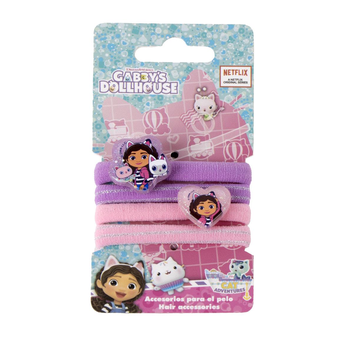 ACCESORIOS PELO COLETERO 4 PIEZAS GABBY´S DOLLHOUSE - Imagen 1