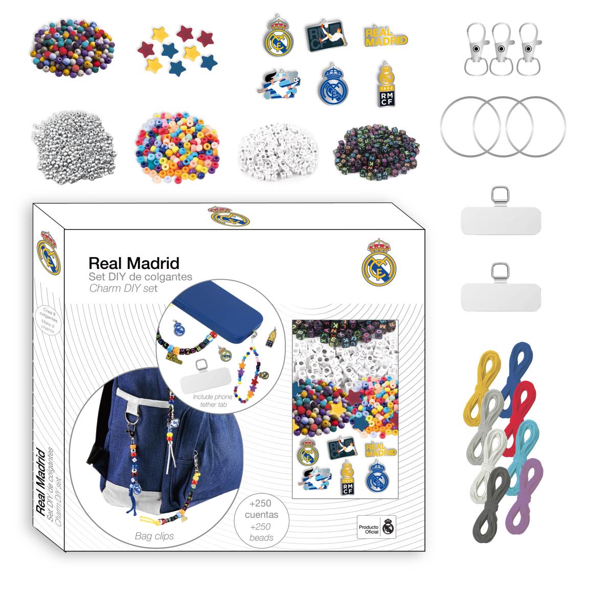 SET DE BELLEZA DIY BAG CLIP REAL MADRID - Imagen 1