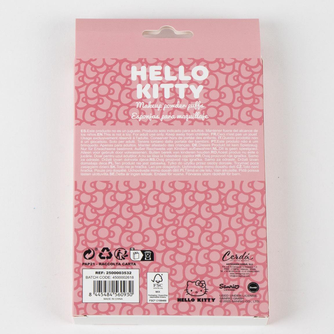 ESPONJA MAQUILLAJE HELLO KITTY