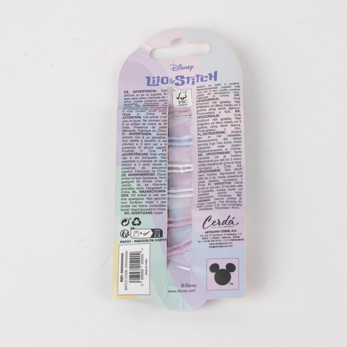 ACCESORIOS PELO CLIPS 6 PIEZAS STITCH - Imagen 3