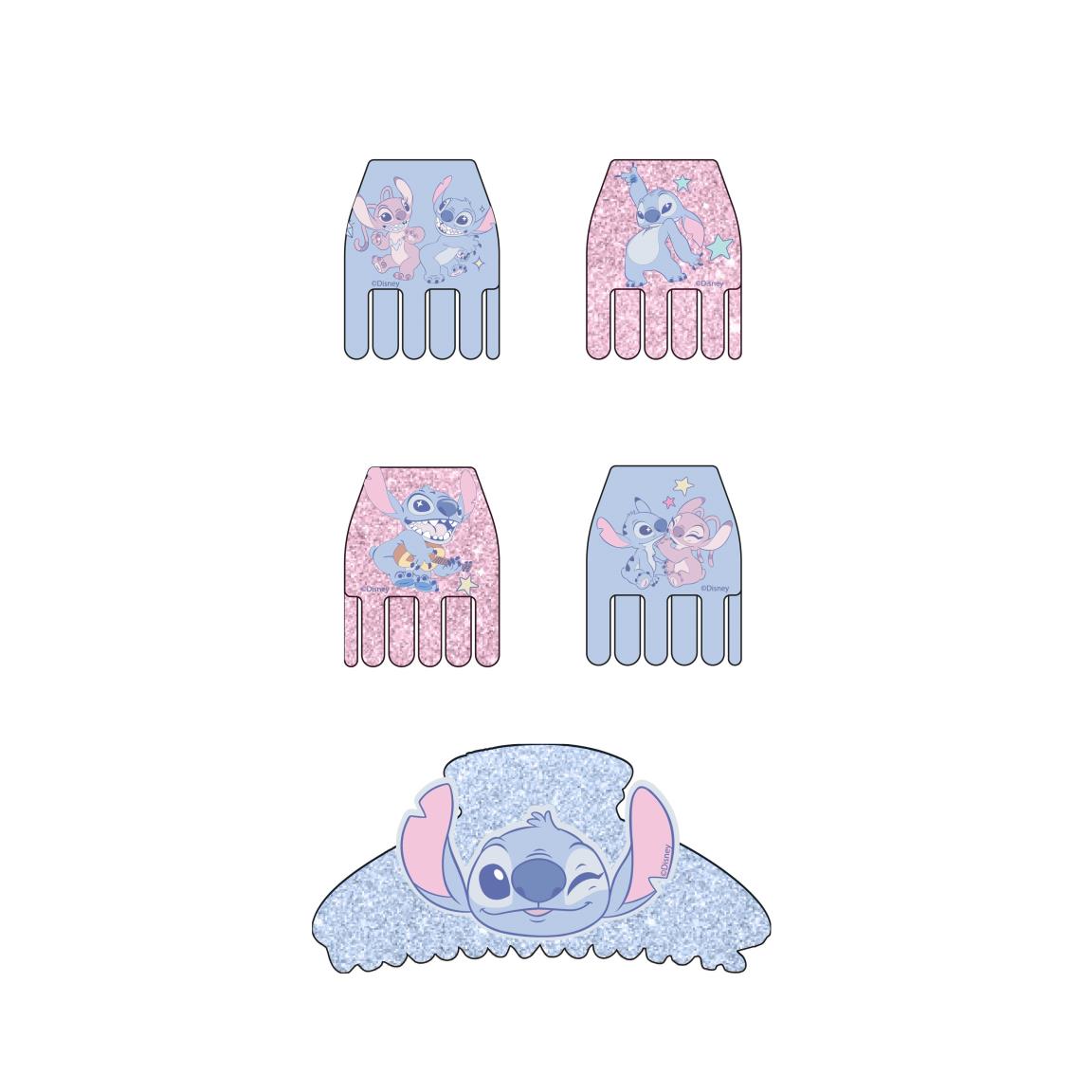 ACCESORIOS PELO CLIPS 5 PIEZAS STITCH - Imagen 2