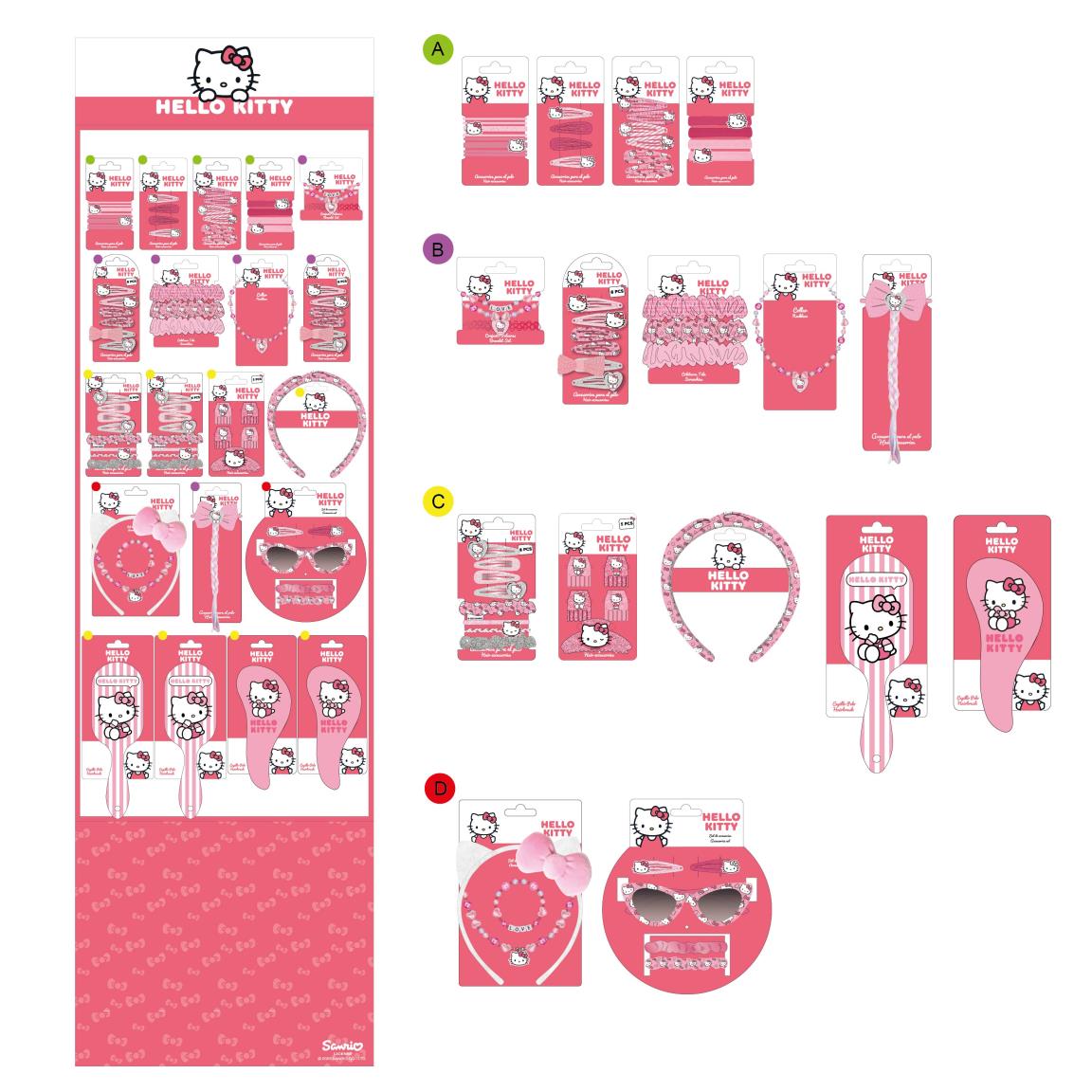 ACCESORIOS PELO DISPLAY HELLO KITTY - Imagen 1