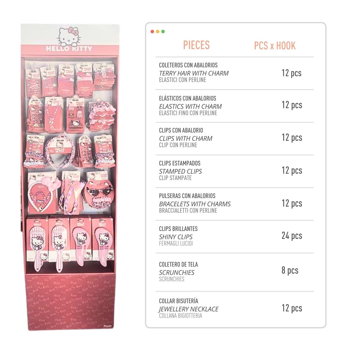 ACCESORIOS PELO DISPLAY HELLO KITTY - Imagen 2