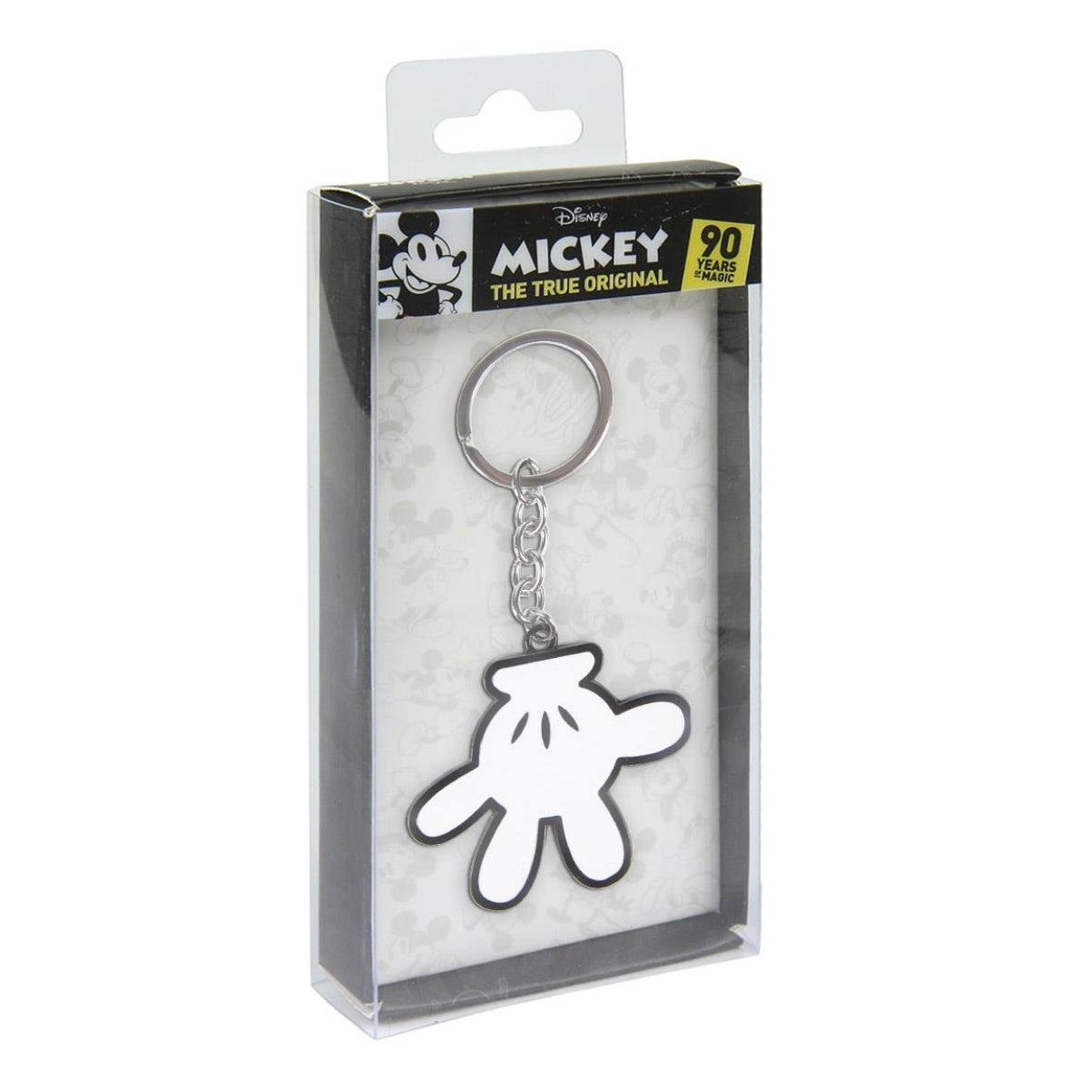 LLAVERO METAL MANO MICKEY DISNEY EN CAJA ACETATO